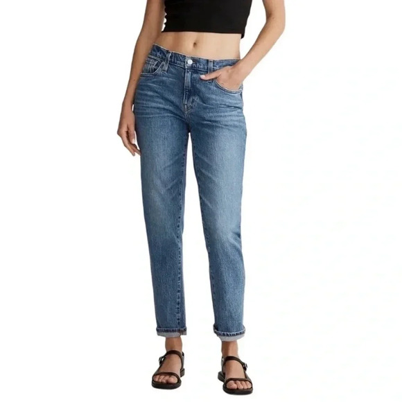 Madewell The Slim Boyjean in Werth medium Wash size 25 NWT. EE - Picture 1 of 14